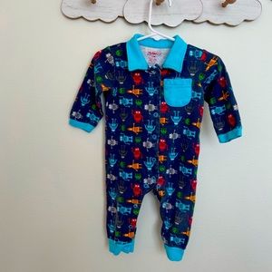 Zutano Robot design one piece 12M